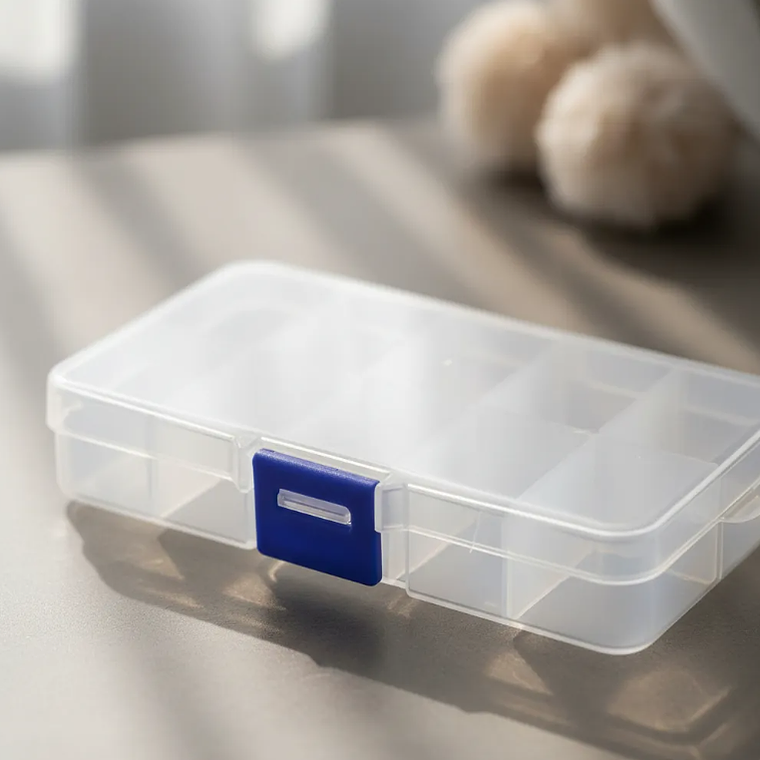 Caja Organizadora Plástica 10 Compartimentos 13x7cm 4