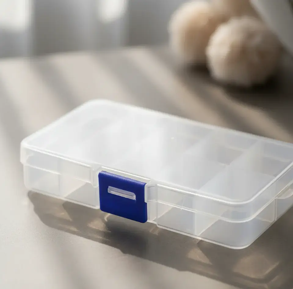Caja Organizadora Plástica 10 Compartimentos 13x7cm 4