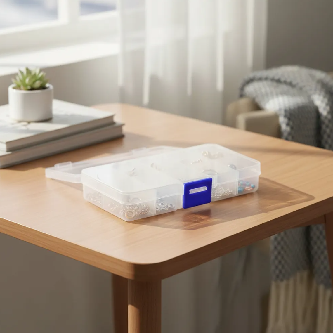 Caja Organizadora Plástica 10 Compartimentos 13x7cm 5