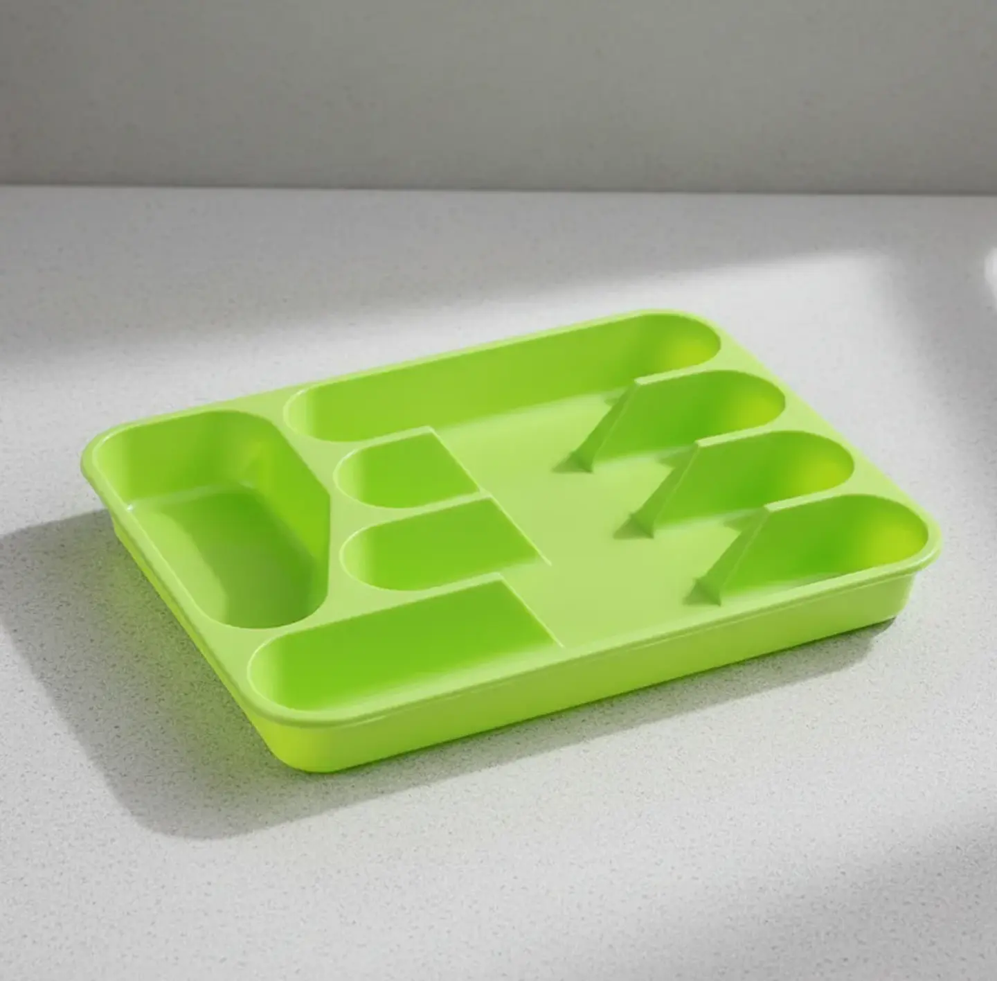 Organizador De Cubiertos Plástico Para Cajón  32.8x25.5cm 3