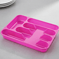 Organizador De Cubiertos Plástico Para Cajón  32.8x25.5cm - Miniatura 7
