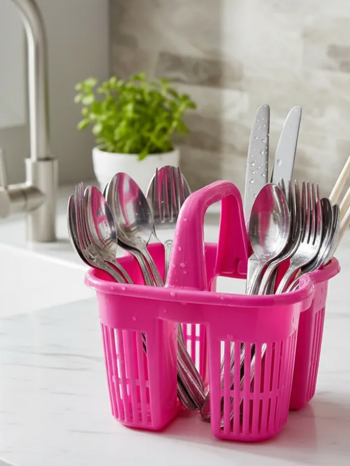 Escurridor Secador De Servicios Cubiertos Plástico  5