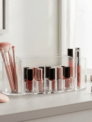 Organizador Acrílico Para Maquillaje Cosméticos Baño Escritorio