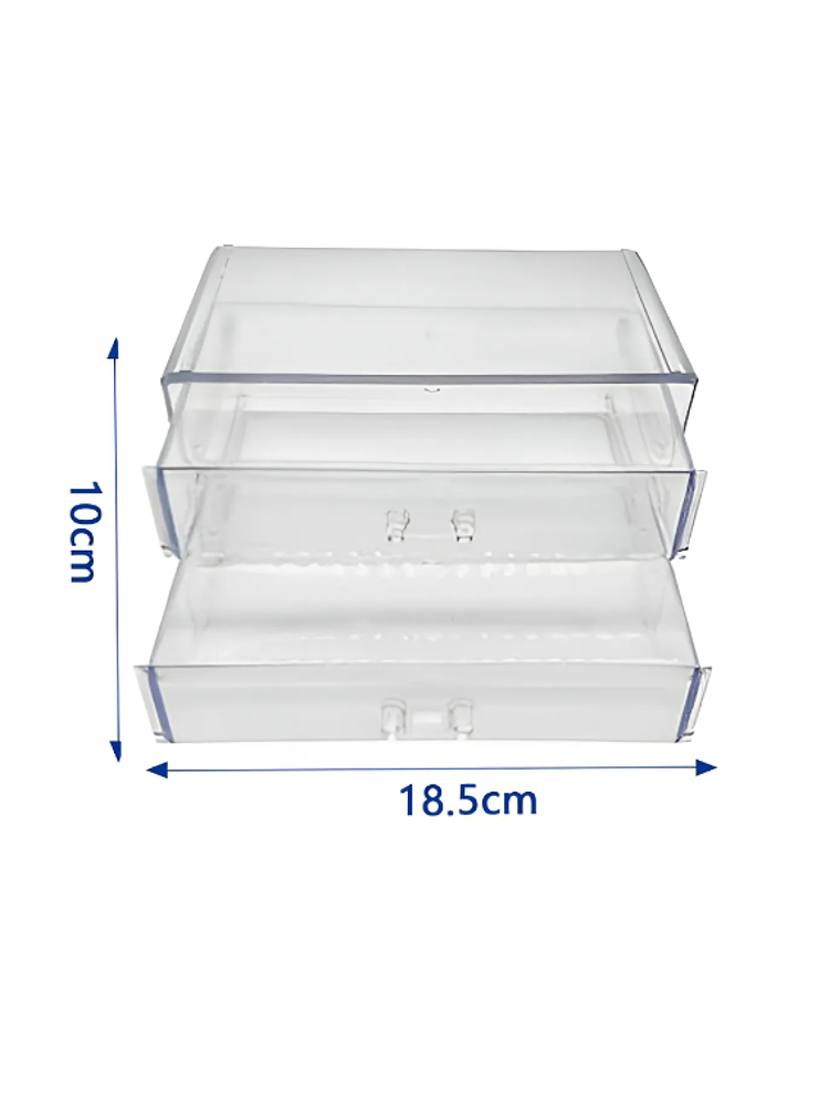 Organizador De Maquillaje Acrílico Transparente  3