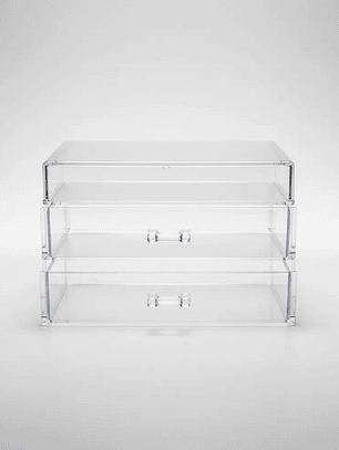 Organizador De Maquillaje Acrílico Transparente 