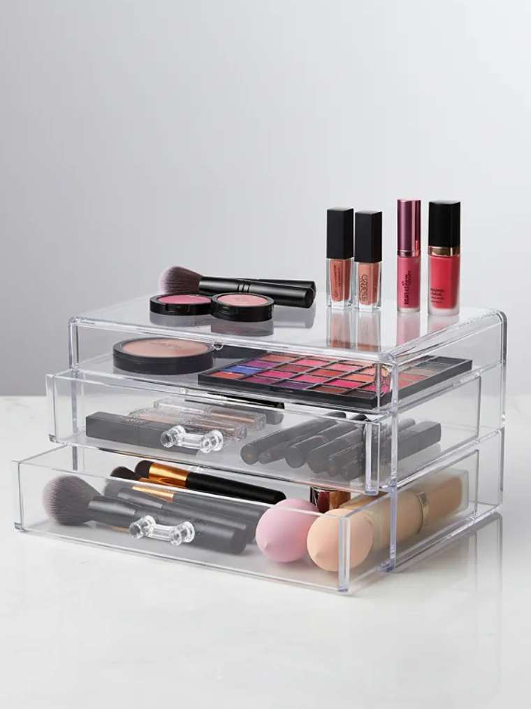Organizador De Maquillaje Acrílico Transparente  4
