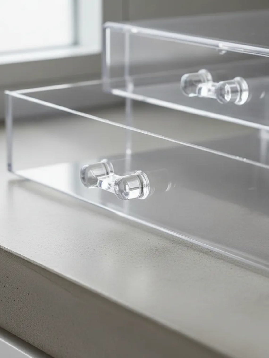 Organizador De Maquillaje Acrílico Transparente  2