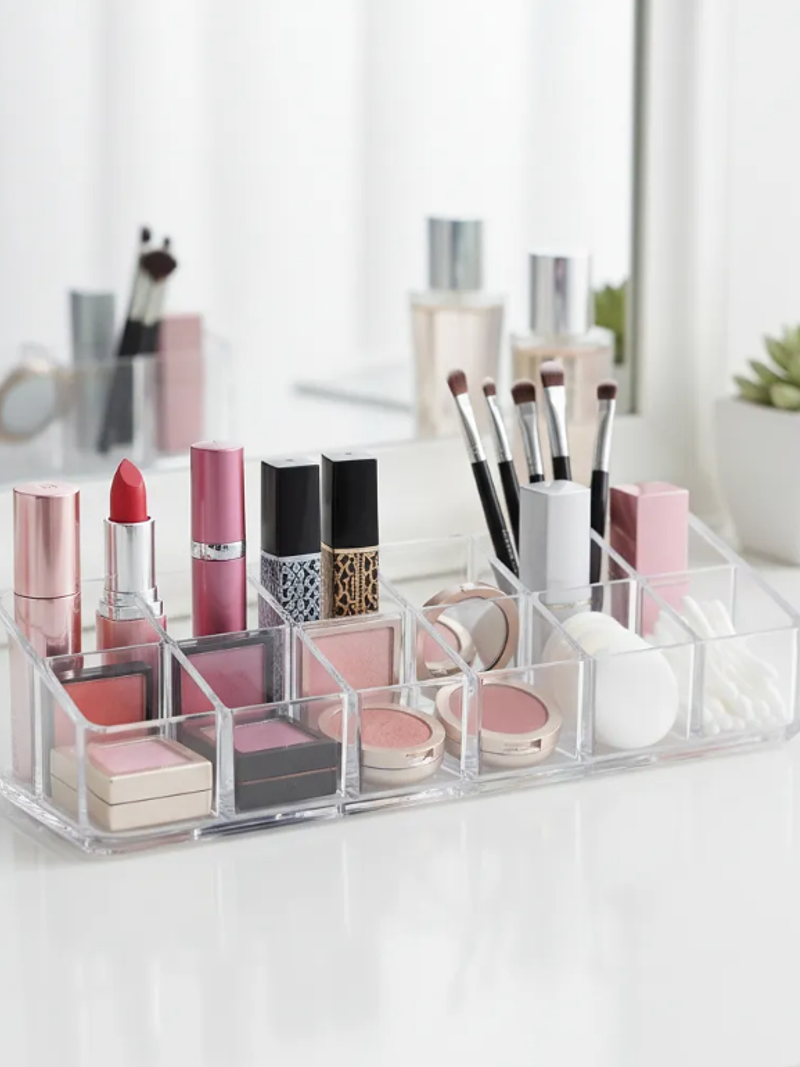 Organizador De Maquillaje Acrílico Para Labiales Cosméticos 1