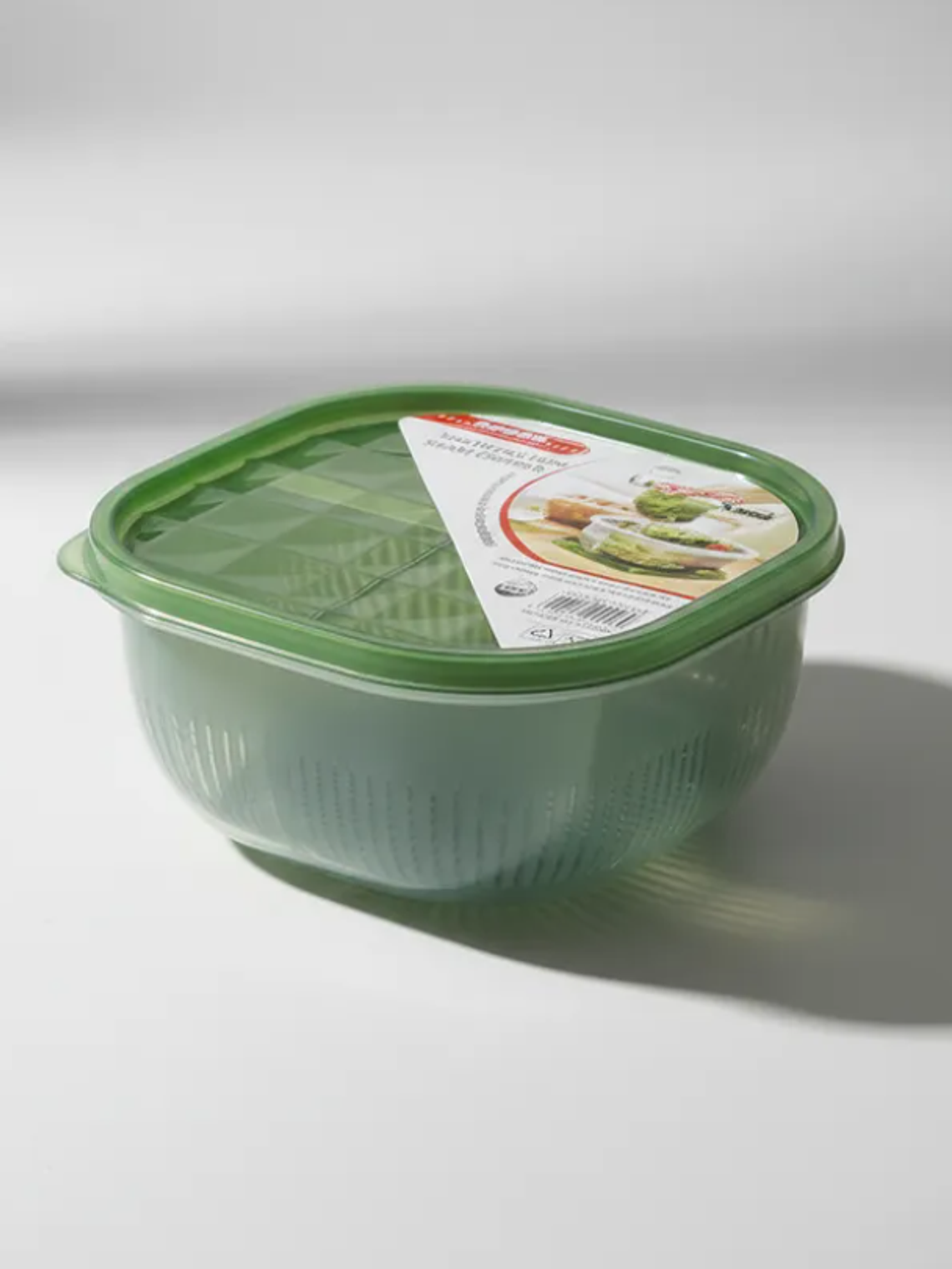 Contenedor Escurridor De Alimentos Con Tapa 3