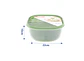 Colador Escurridor De Verduras Con Tapa Bowl Contenedor 22cm - Miniatura 5