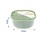 Colador Escurridor De Verduras Con Tapa Bowl Contenedor 22cm - Miniatura 5