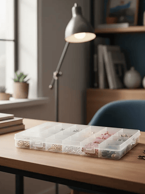 Caja Organizadora Plástica 24 Compartimentos 19x13cm