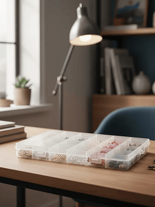 Caja Organizadora Plástica 24 Compartimentos 19x13cm