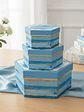 Set 3 Cajas Hexagonales Regalo Cumpleaños Azul - Miniatura 4