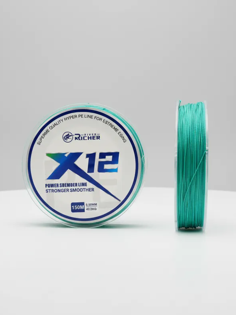 Línea de Pesca Trenzada  X12 150m 0.50mm 4