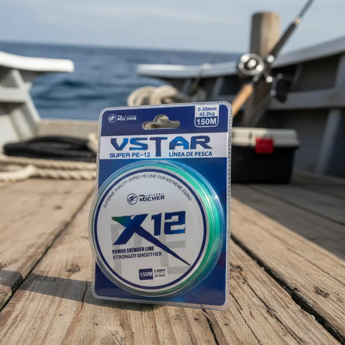 Línea de Pesca Trenzada  X12 150m 0.50mm 1