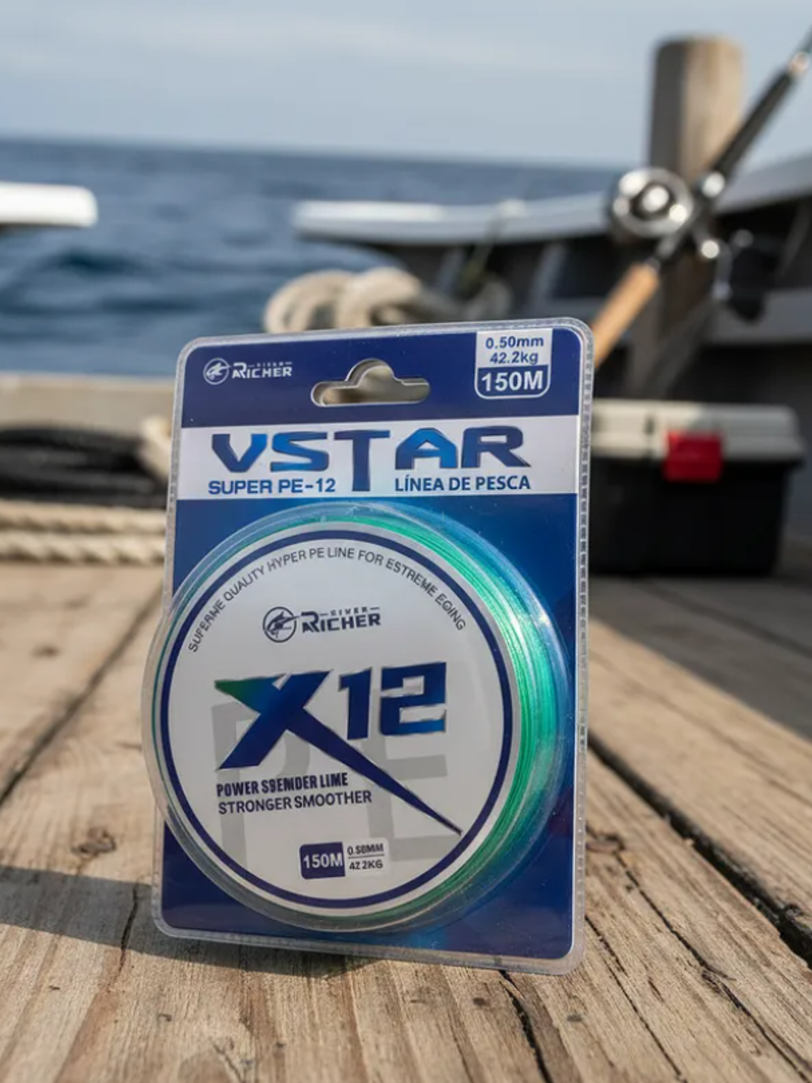 Línea de Pesca Trenzada  X12 150m 0.50mm 1