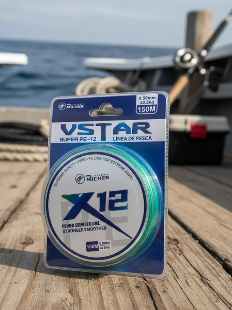 Línea de Pesca Trenzada  X12 150m 0.50mm 1
