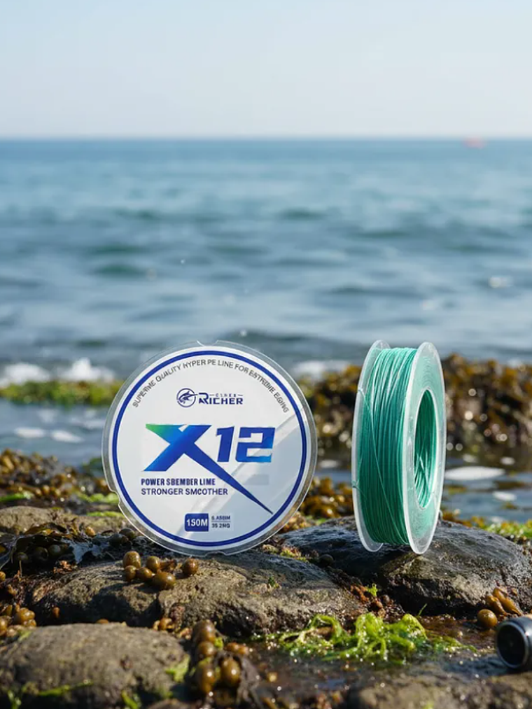 Línea De Pesca Trenzada X12 150m 0.45mm 3