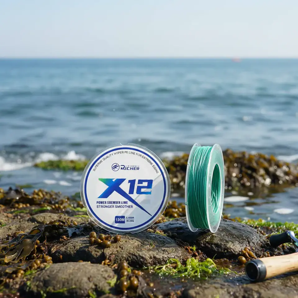 Línea De Pesca Trenzada X12 150m 0.45mm 3