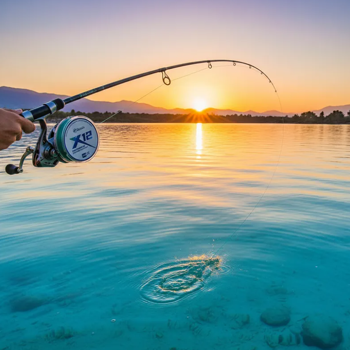 Línea De Pesca Trenzada X12 150m 0.45mm 4