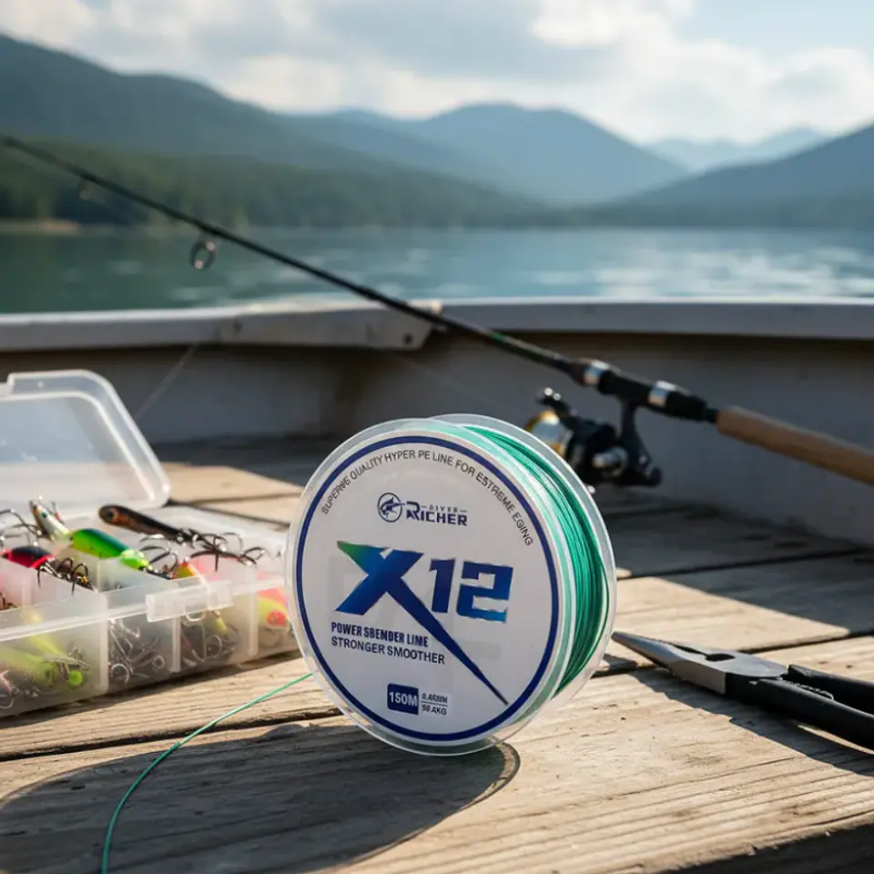 Línea De Pesca Trenzada X12 150m 0.45mm 1