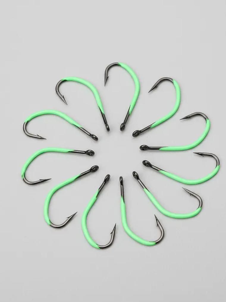 Set De Anzuelos Luminosos Fluorescentes Para Pesca 11mm 3