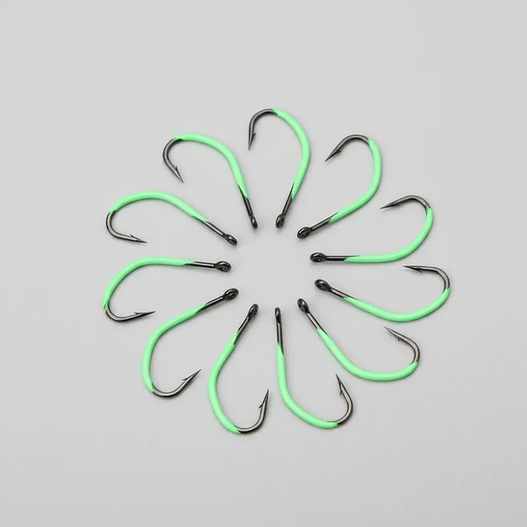 Set De Anzuelos Luminosos Fluorescentes Para Pesca 11mm 3