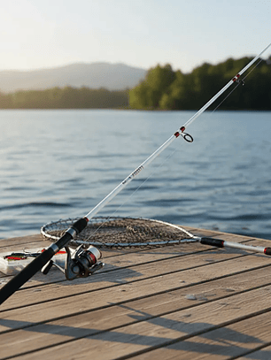 Caña De Pescar Spinning 1.8 Metros Blanca Pesca Deportiva