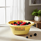 Colador Escurridor De Plástico Bowl Para Frutas Y Verduras - Miniatura 1