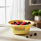Colador Escurridor De Plástico Bowl Para Frutas Y Verduras - Miniatura 1