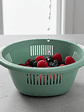 Colador Escurridor De Plástico Bowl Para Frutas Y Verduras - Miniatura 4