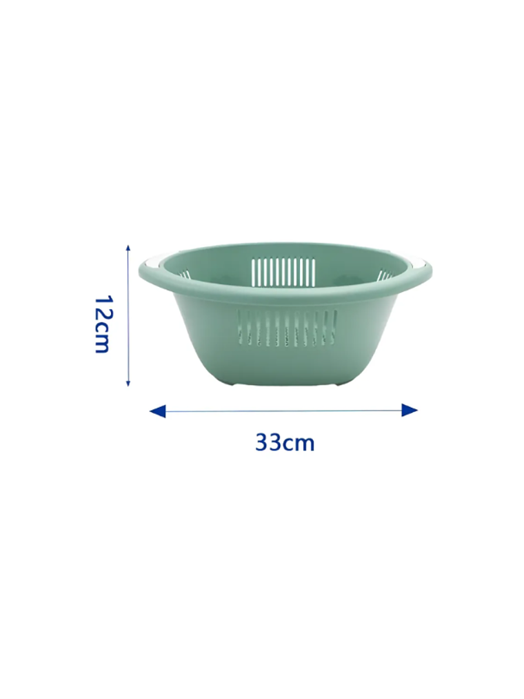 Colador Escurridor De Plástico Bowl Para Frutas Y Verduras 7
