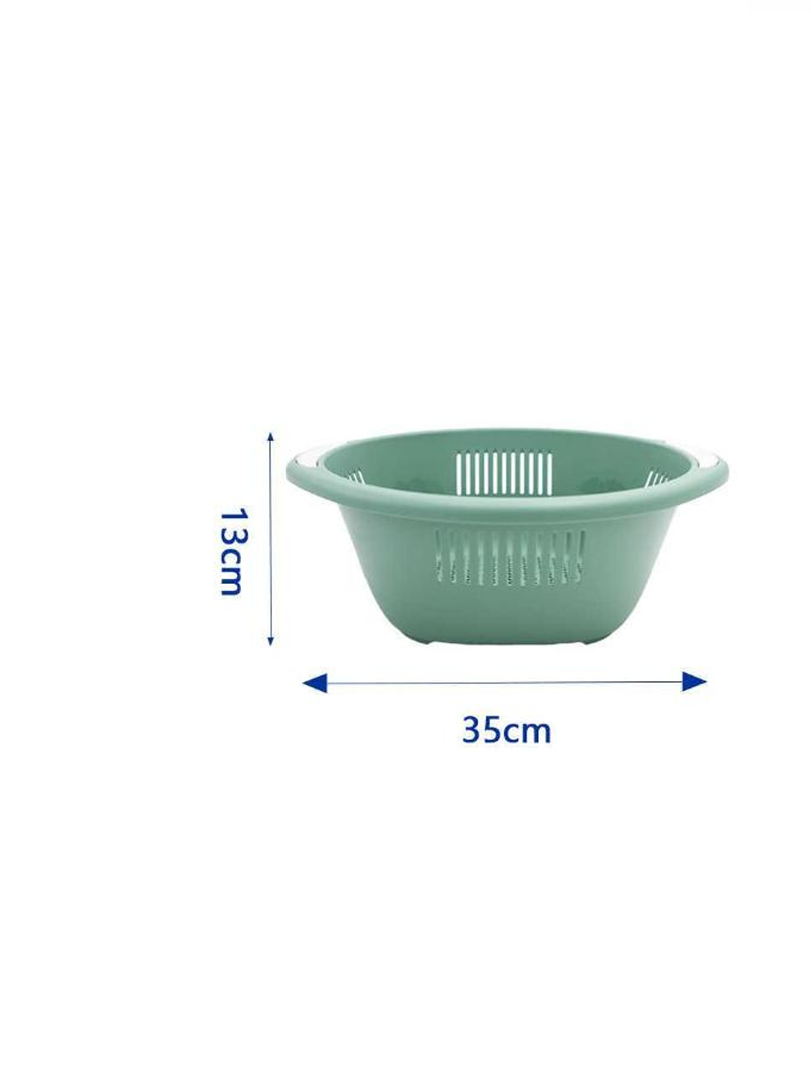 Colador Escurridor De Plástico Grande Para Cocina 35cm 6