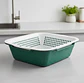 Canasto Colador Escurridor De Frutas Y Verduras Plástico 35cm - Miniatura 1