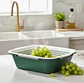 Canasto Colador Escurridor De Frutas Y Verduras Plástico 35cm - Miniatura 4