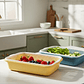 Colador Rectangular Doble Capa para Frutas y Verduras - Miniatura 2