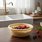 Colador Escurridor Plástico Redondo 20cm Para Cocina Verduras - Miniatura 2