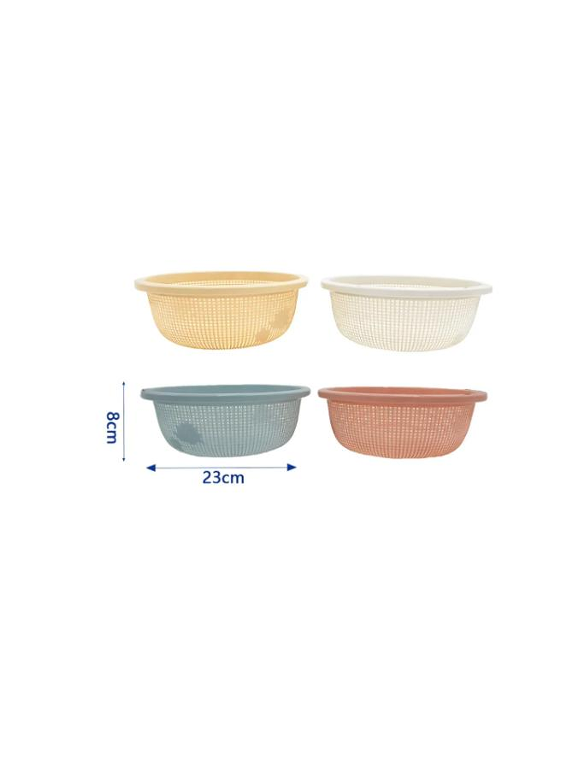 Colador Plástico Redondo 23cm Para Cocina 4