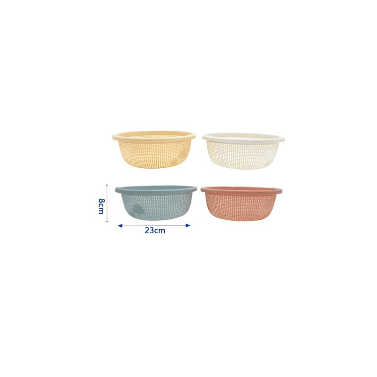 Colador Plástico Redondo 23cm Para Cocina 4