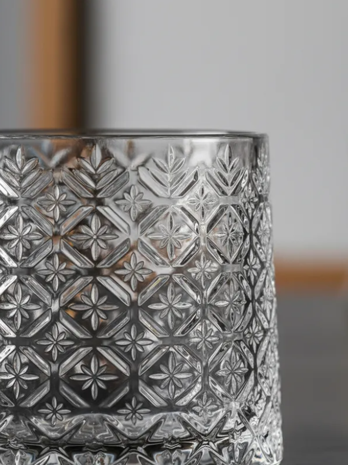 Set X6 Vaso Whisky Vidrio Labrado Vintage 190ml  5