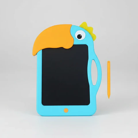 Pizarra Lcd Infantil 12 Diseño Loro Con Lápiz