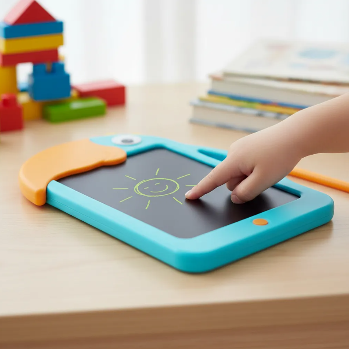 Pizarra Lcd Infantil 12 Diseño Loro Con Lápiz 5