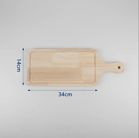 Tabla De Madera Para Picar O Picoteo Rectangular 34x14cm 