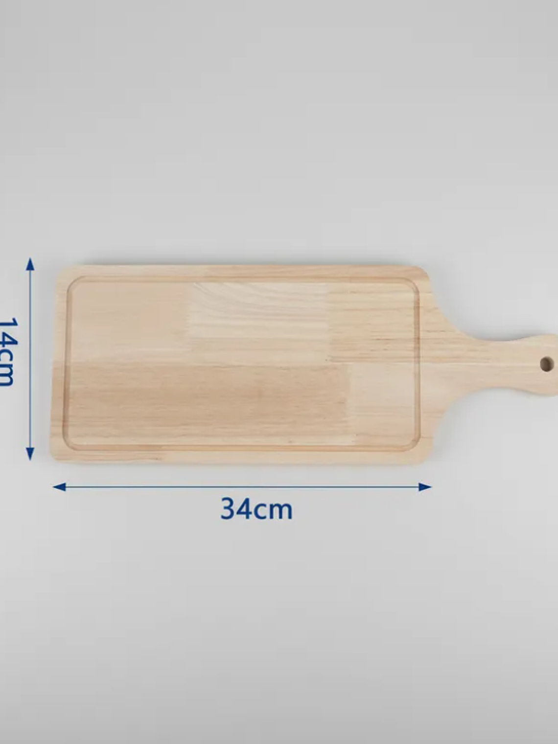 Tabla De Madera Para Picar O Picoteo Rectangular 34x14cm  2