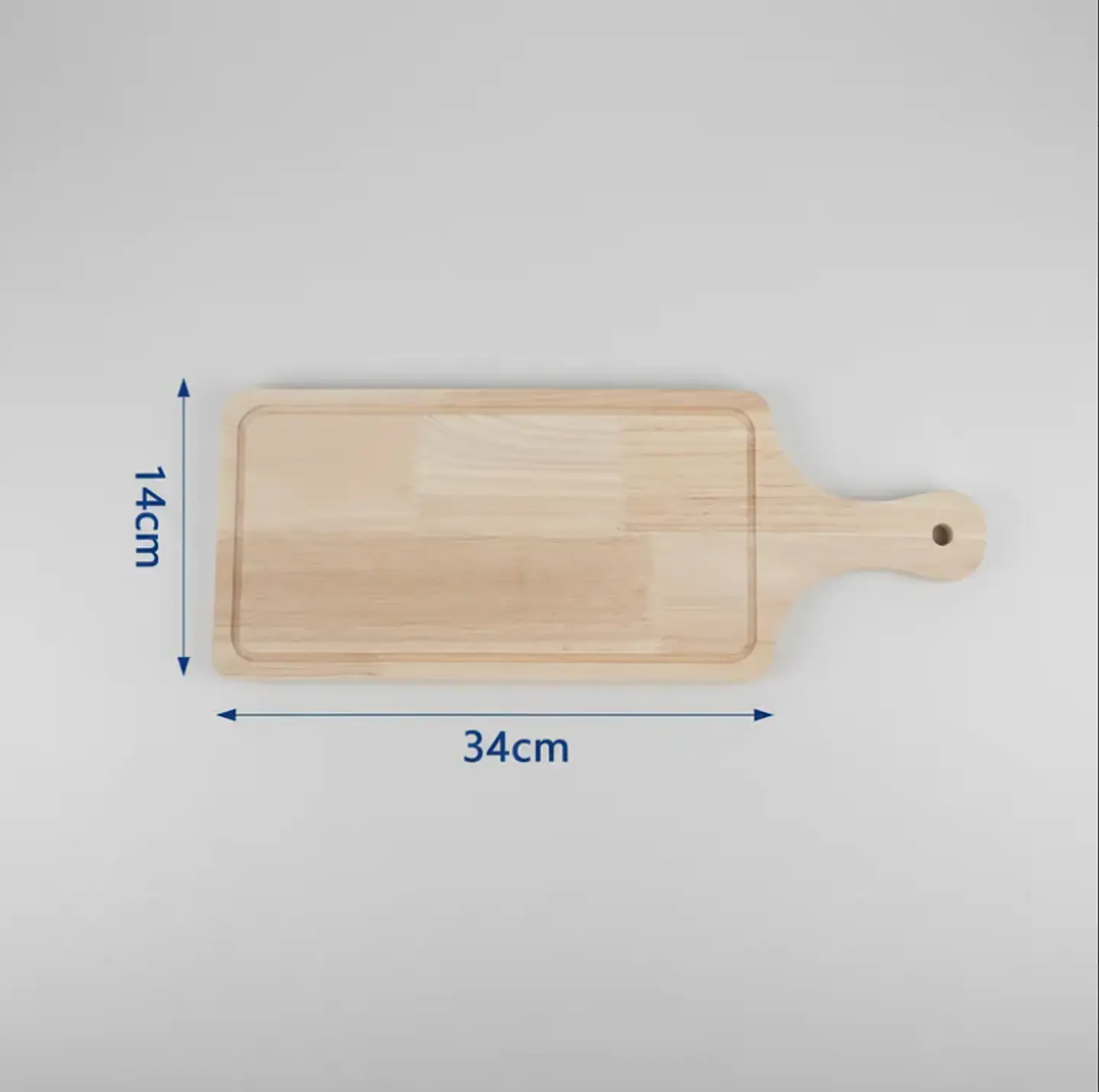 Tabla De Madera Para Picar O Picoteo Rectangular 34x14cm  2