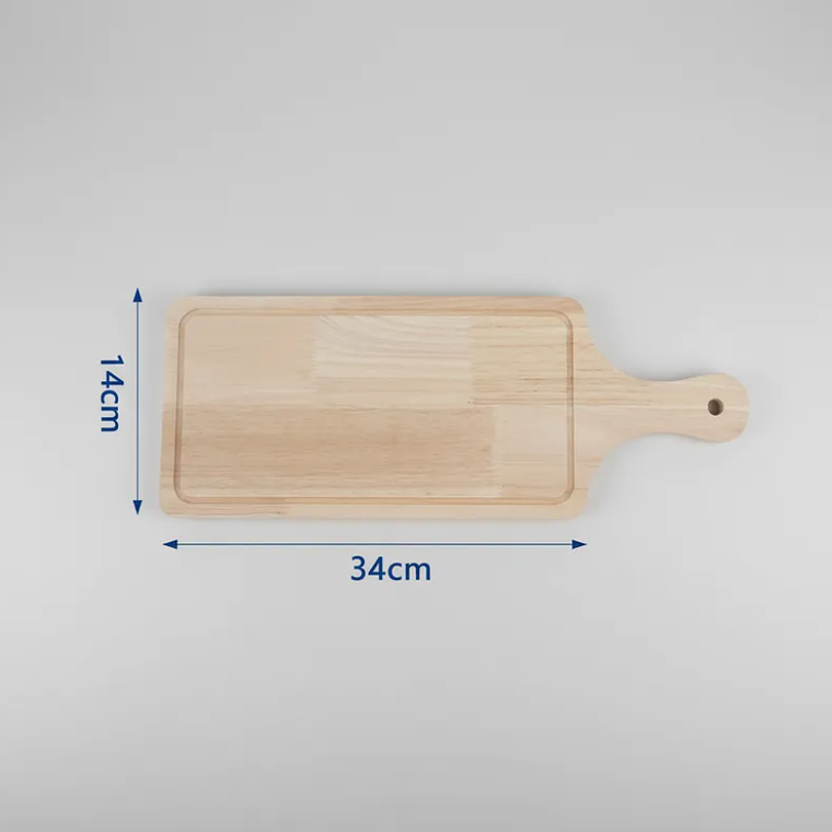Tabla De Madera Para Picar O Picoteo Rectangular 34x14cm  2