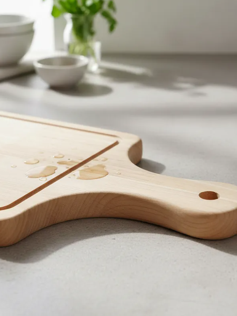 Tabla De Madera Para Picar O Picoteo Rectangular 34x14cm  3