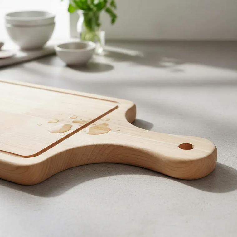 Tabla De Madera Para Picar O Picoteo Rectangular 34x14cm  3