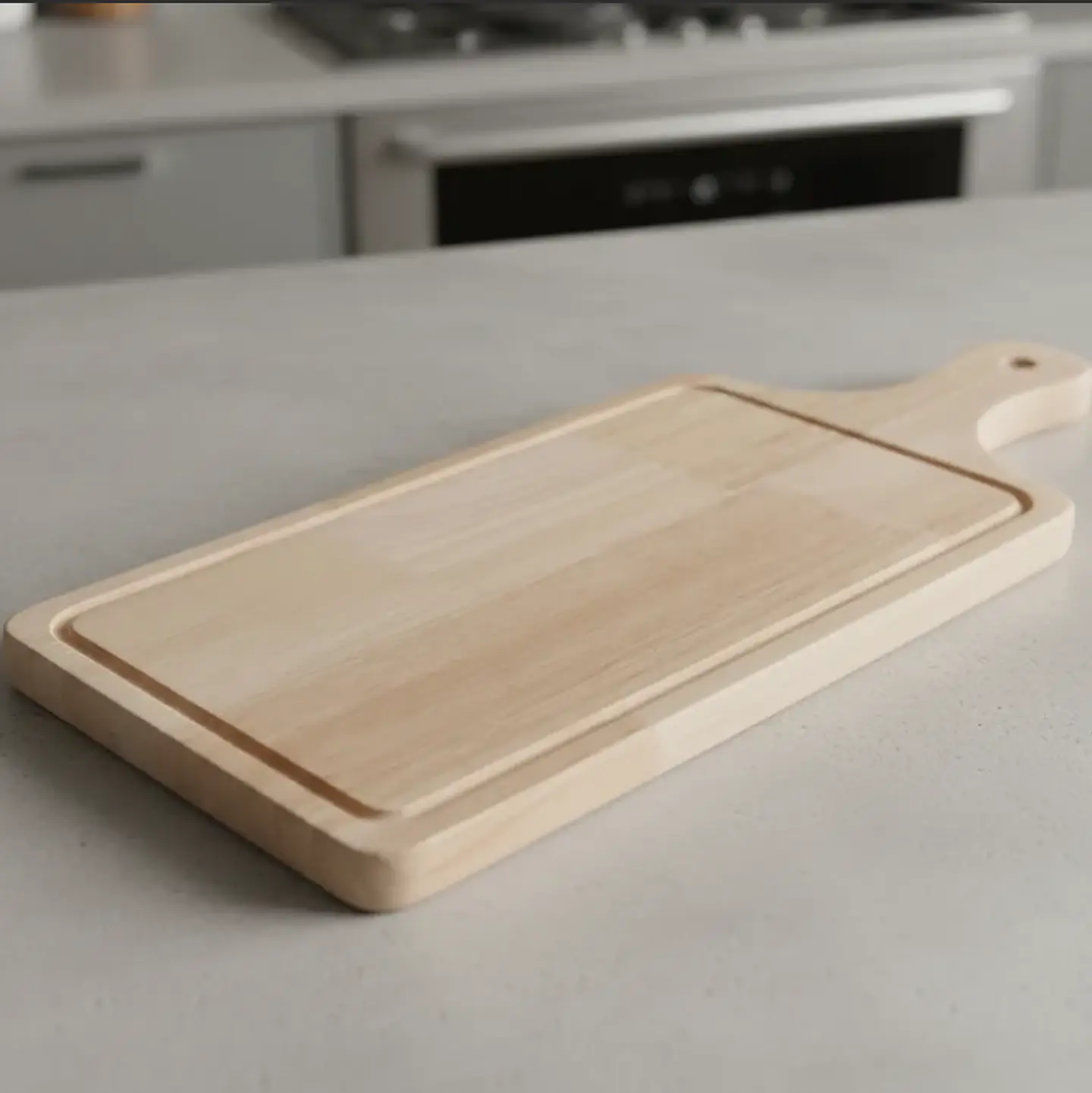 Tabla De Madera Para Picar O Picoteo Rectangular 34x14cm  4